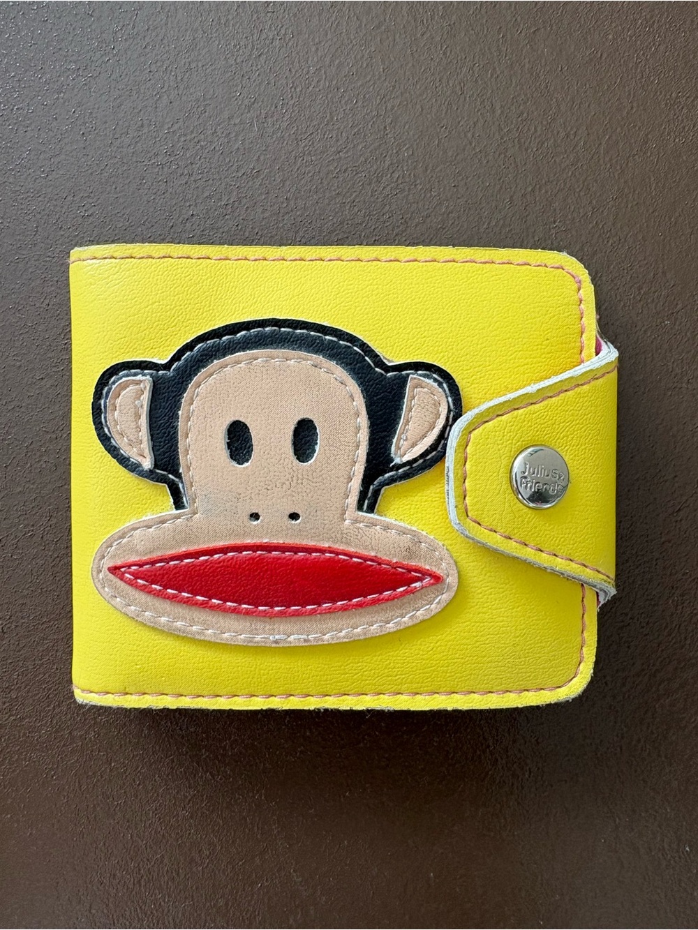 Paul Frank Yellow Wallet with Iconic Julius Monkey